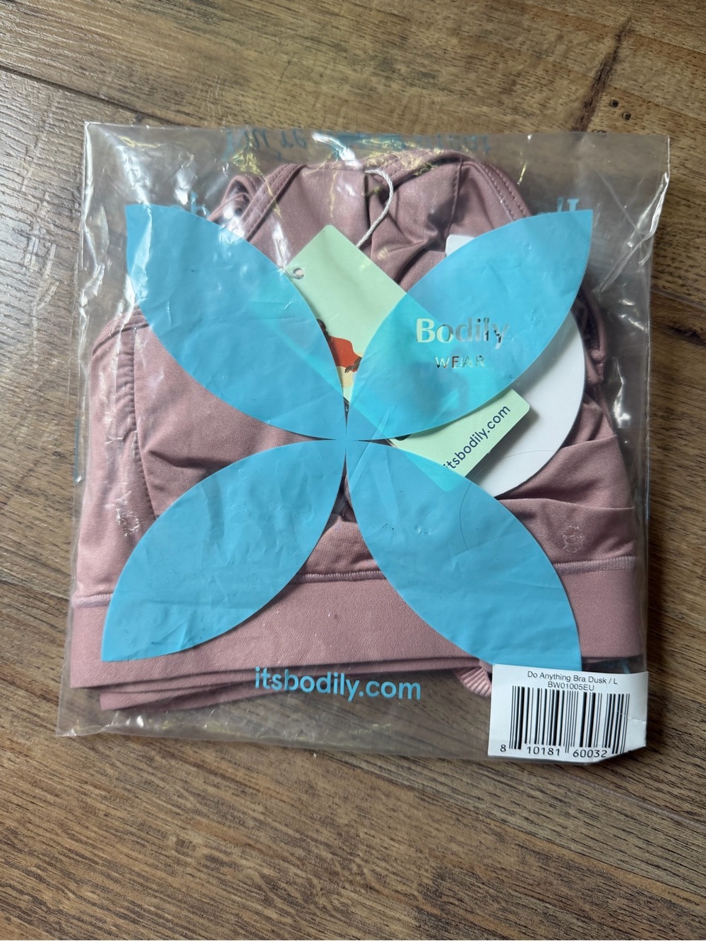 Bodily Do Anything Bra Dusk Size L - Picture 2 of 4